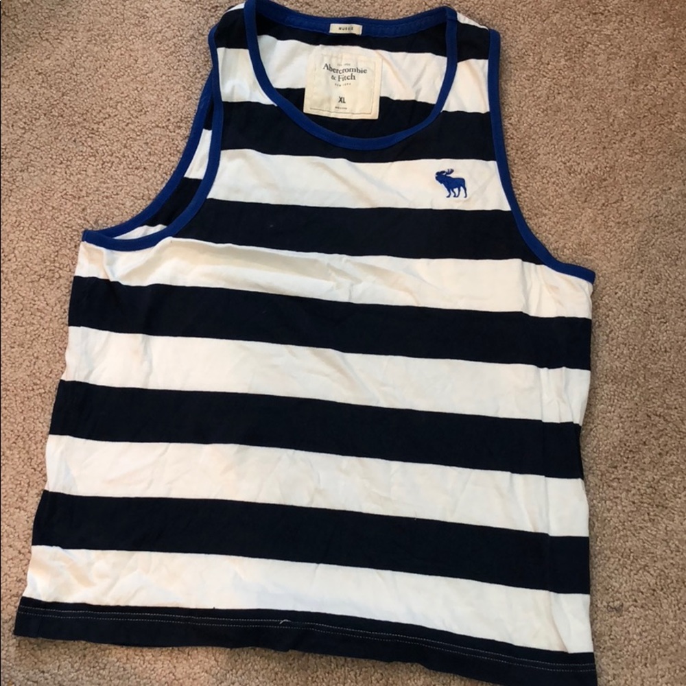 Abercrombie stripe tank top
